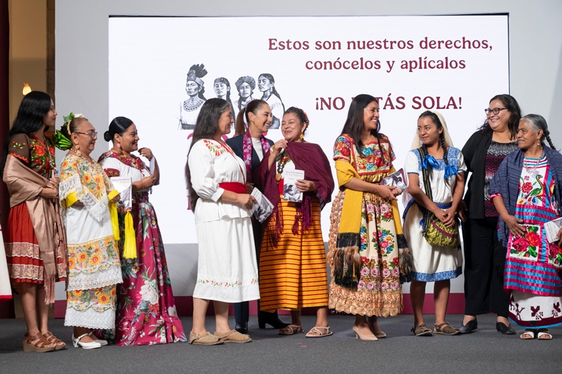 Mujeres indígenas cierran el año con arte, memoria y resistencia