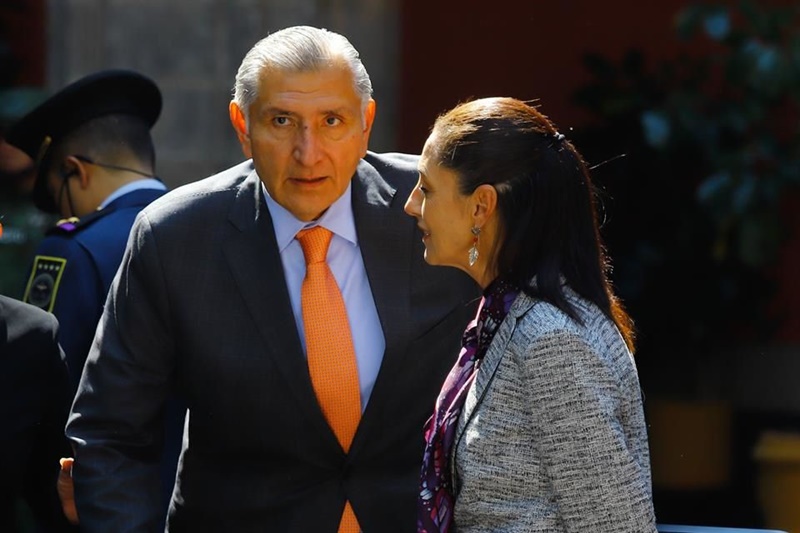 Sheinbaum defiende a Adán Augusto y propone eliminar el fuero