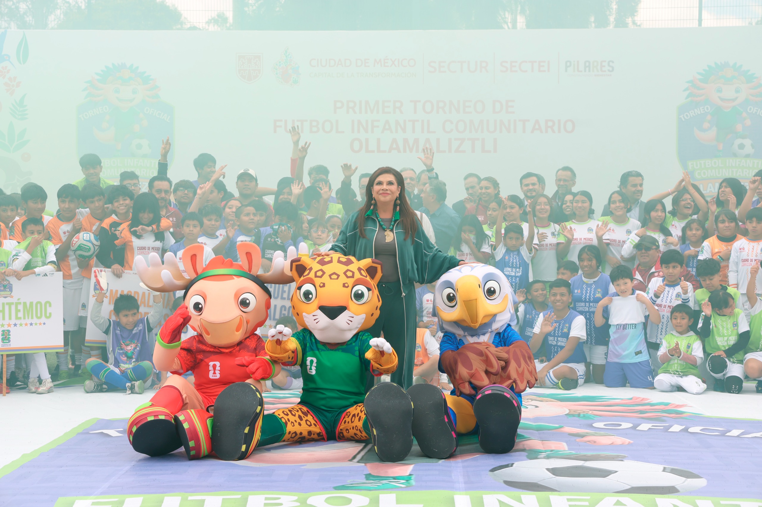 7 mil niñas y niños pisan la cancha: arranca el Torneo Ollamaliztli hacia el Mundial