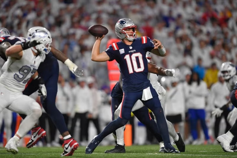 Nueva Inglaterra sorprende y derrota a los invictos Buffalo Bills