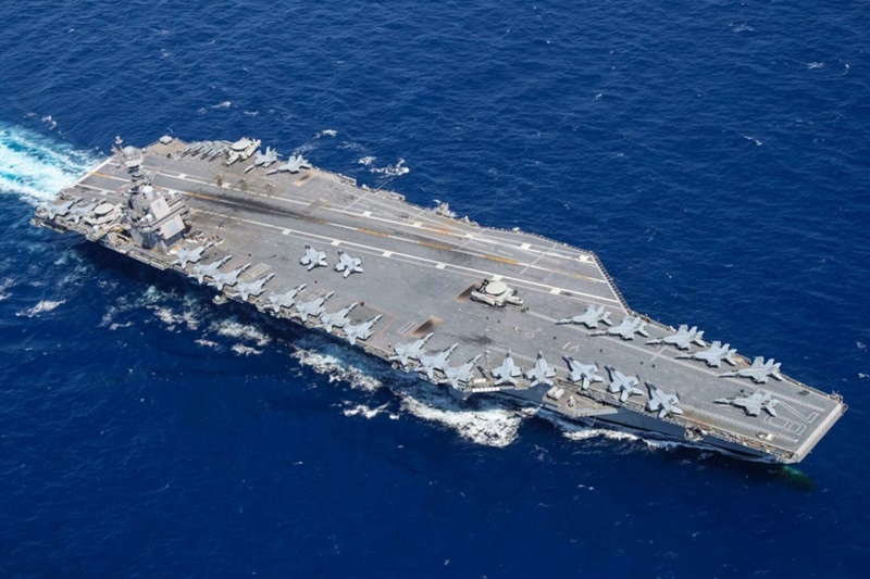 Portaviones Gerald Ford refuerza tensión en el Caribe ante conflicto con Venezuela