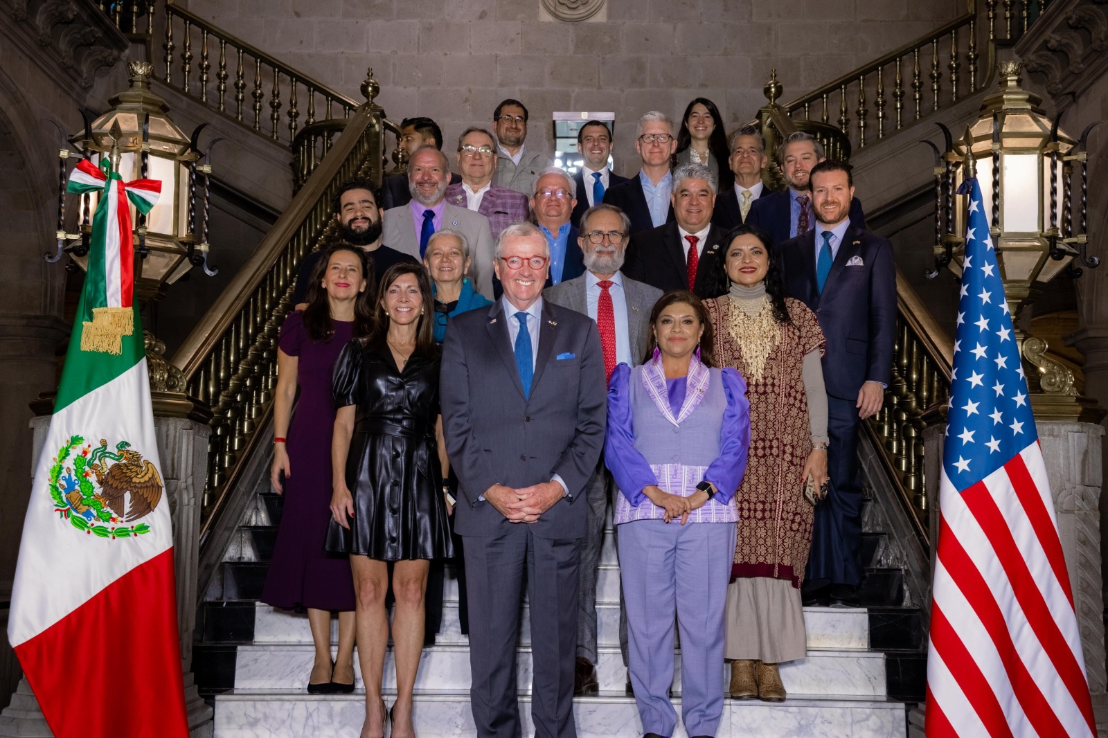 Clara Brugada y gobernador de Nueva Jersey fortalecen lazos rumbo al Mundial 2026