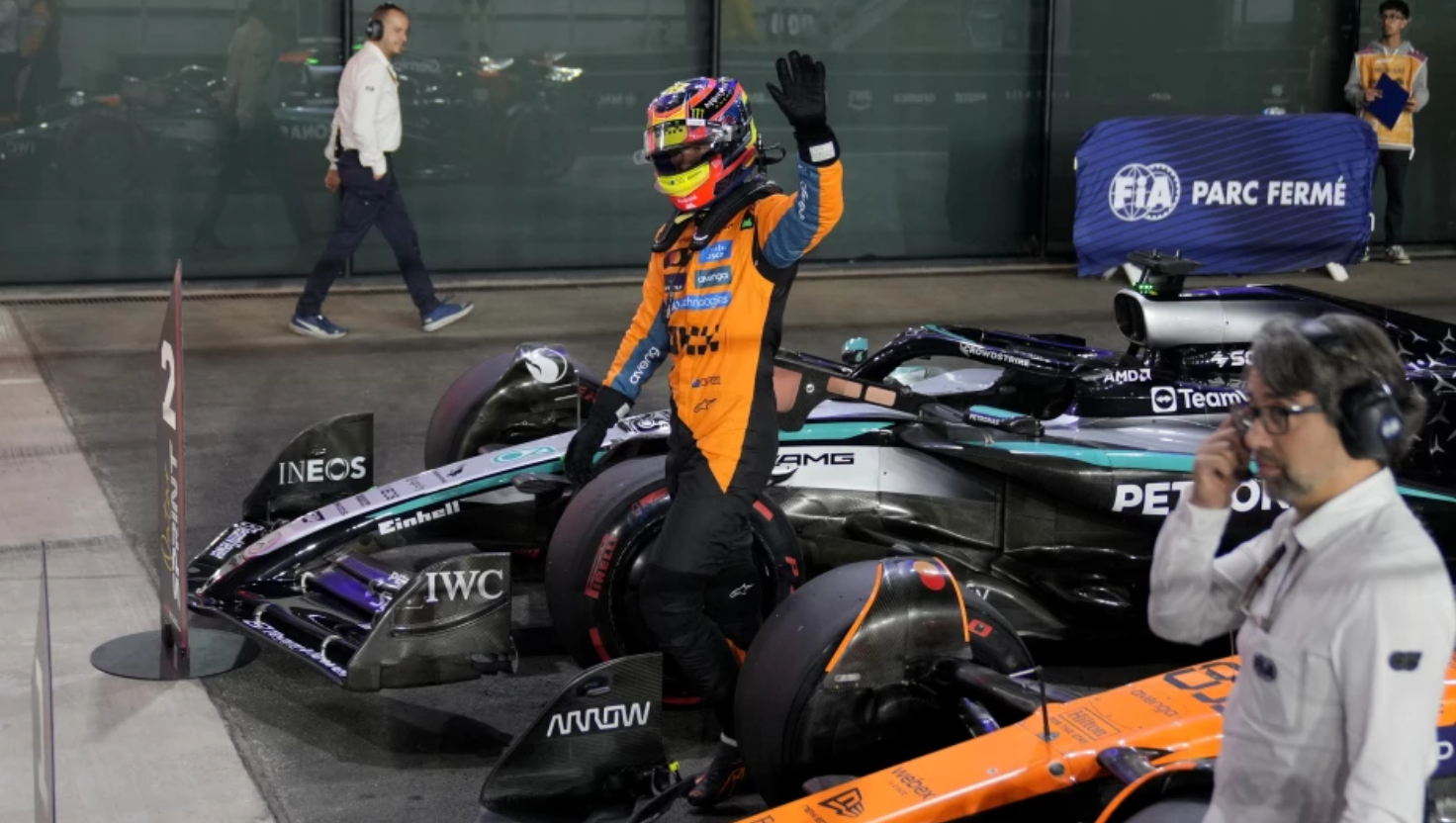 ¡McLaren manda en Qatar! Piastri gana la sprint y Norris termina tercero; Verstappen no despega