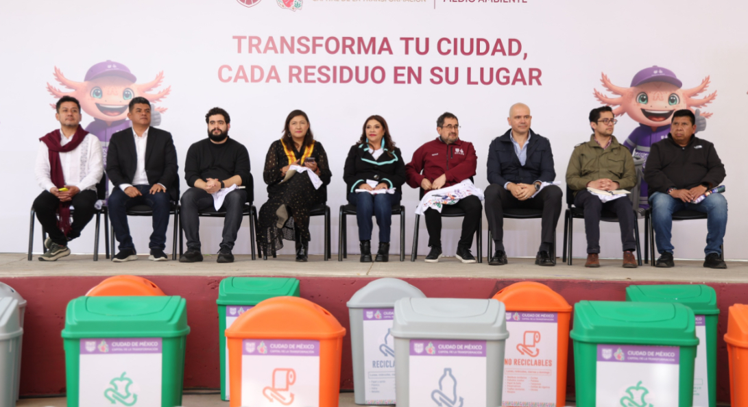 Con separación obligatoria, la CDMX busca reciclar 50% de sus residuos para 2030