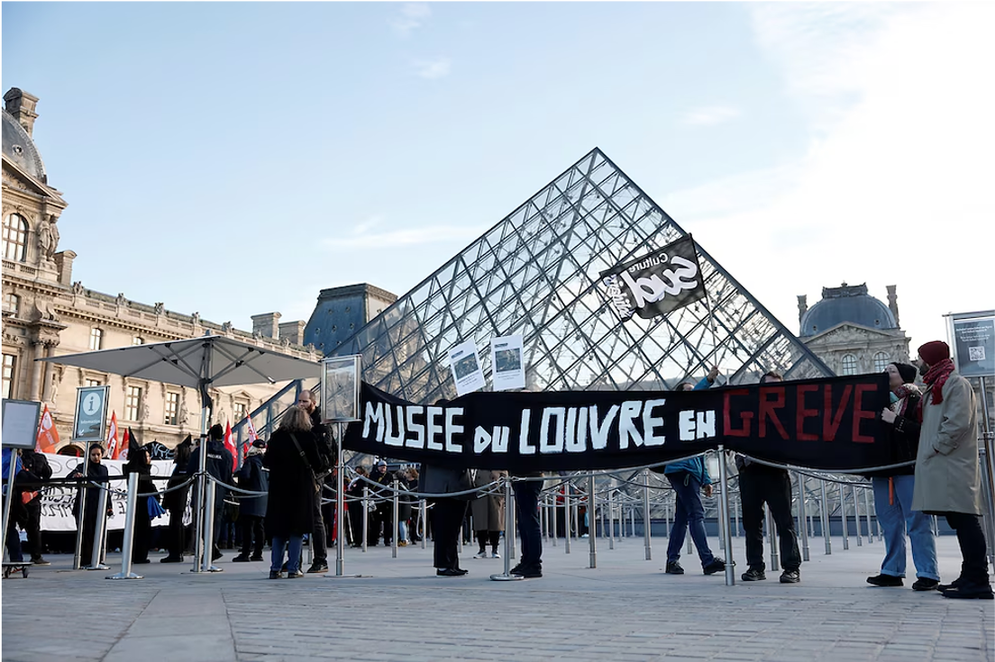 Cierran el museo más famoso del mundo: el Louvre entra en huelga
