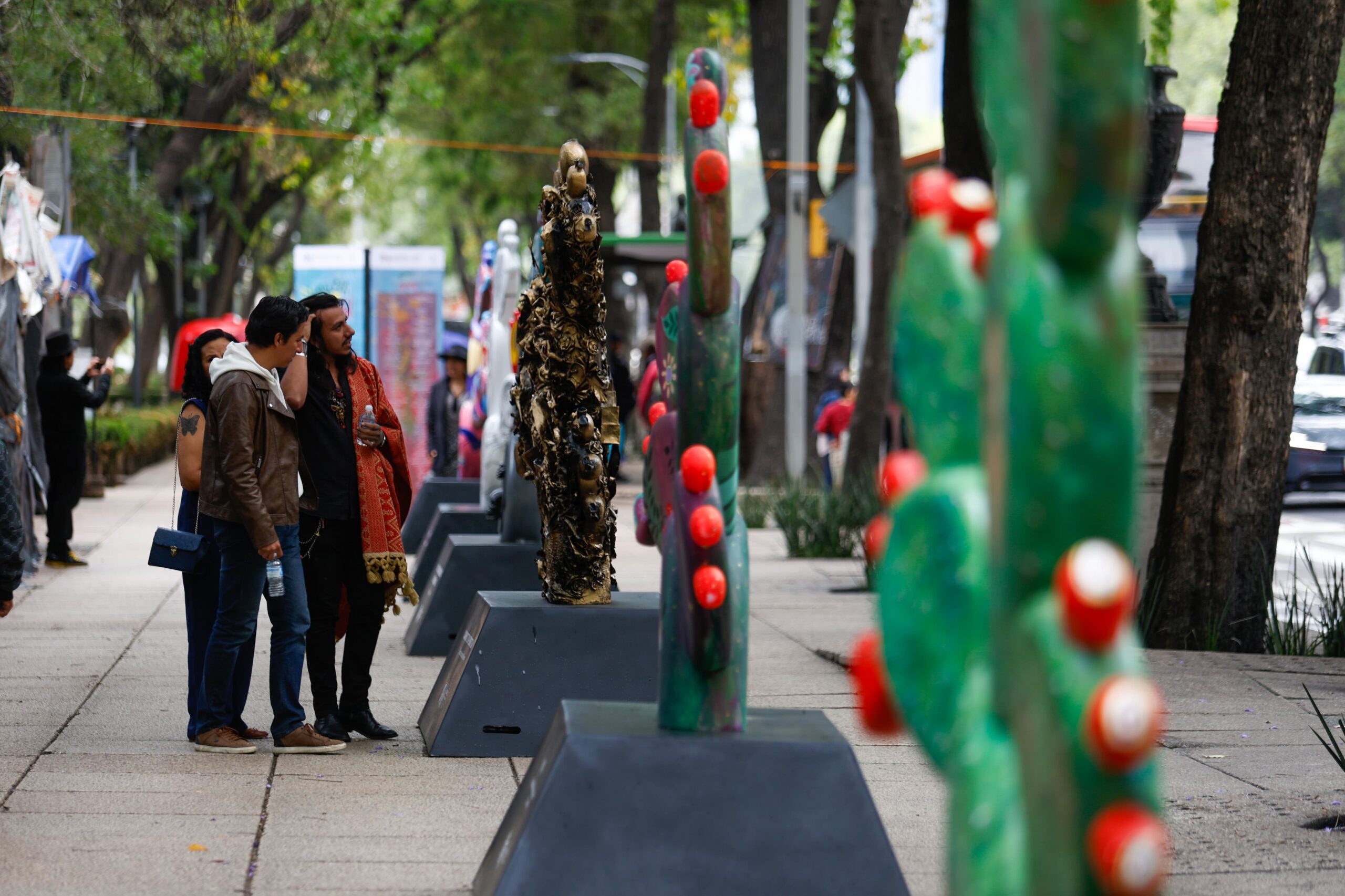 “Nopalera en el Corazón”: el Zócalo se convierte en jardín artístico de identidad mexicana