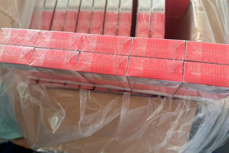 Decomisan en el AICM 20 toneladas de tabaco ilegal