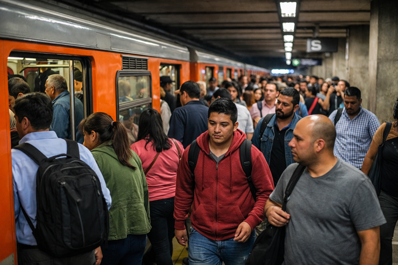 Sábado pesado en CDMX: tráfico, marchas y restricciones
