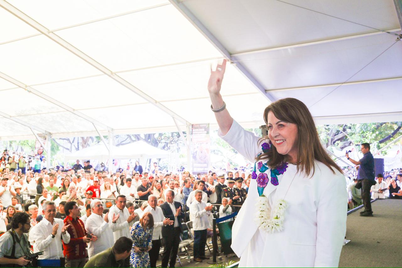 HACE HISTORIA MARGARITA GONZÁLEZ SARAVIA CON PRESENTACIÓN DE INFORMES EN LAS SIETE REGIONES DE MORELOS