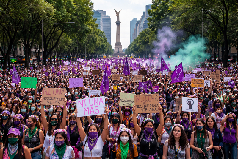 Sábado con marchas y tráfico pesado en CDMX